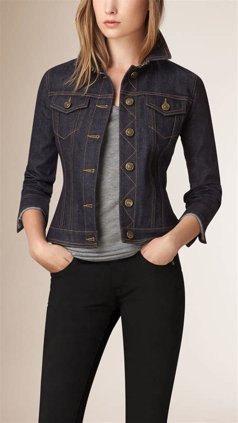 burberry denim jacket women.